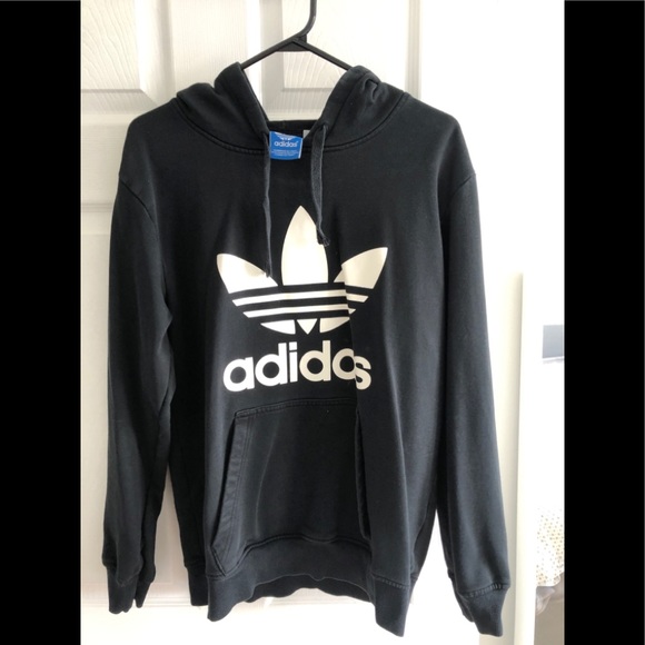 Black adidas hoodie - Picture 1 of 2